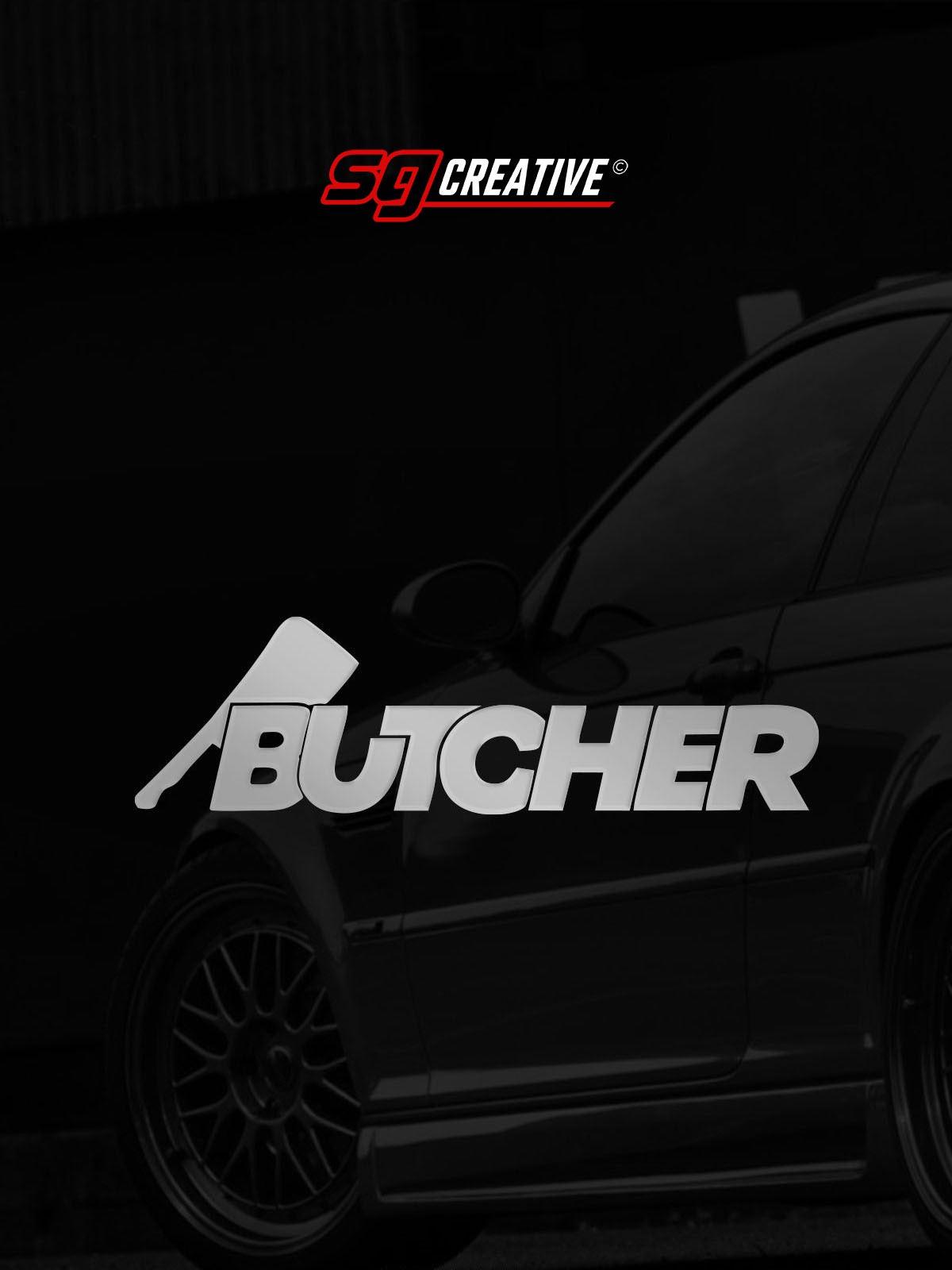 Butcher Autoaufkleber