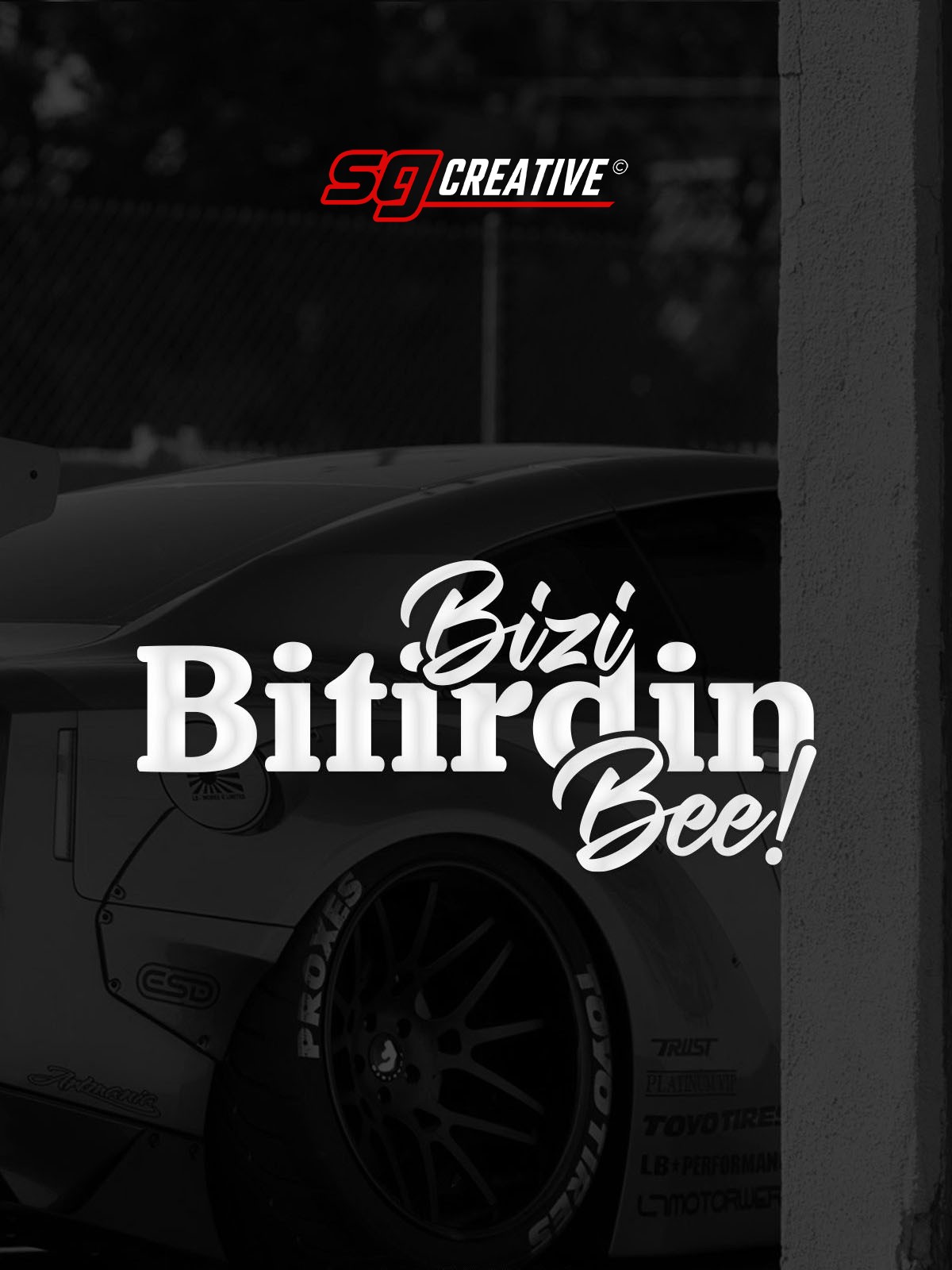 Bizi Bitirdin Be Autoaufkleber