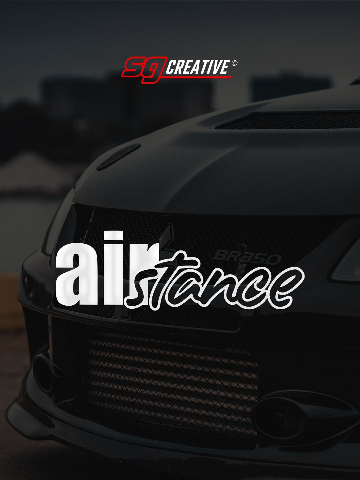 Air Stance Autoaufkleber